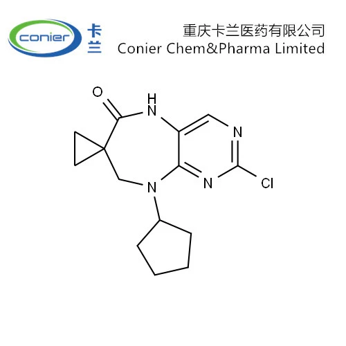 CAS 1001346-47-9|Spiro[ciklopropan-1,7′-[7H]pirimido[4,5-b][1,4]diazepin]-6′(5′H)-on, 2′-hloro-9′-ciklopentil-8′-dihidro,